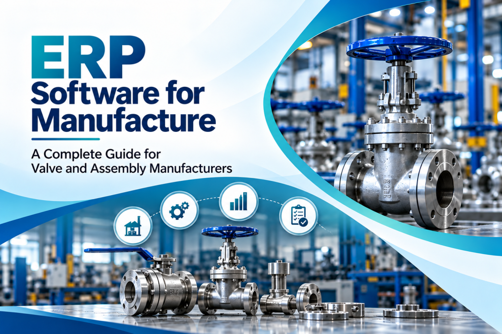 ERP software for manufacture featuring industrial valves, manufacturing equipment, and digital tools for valve and assembly manufacturers.